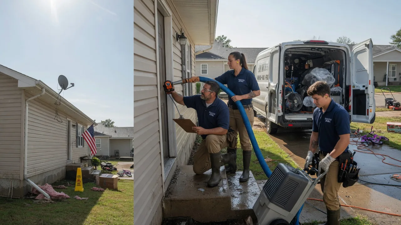 Ceiling Water Damage Restoration in Eagle, MI near me